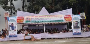 তিতাস গ্যাস আদর্শ উচ্চ বিদ্যালয়ে বঙ্গবন্ধুর ছবি নিয়ে মিথ্যাচার