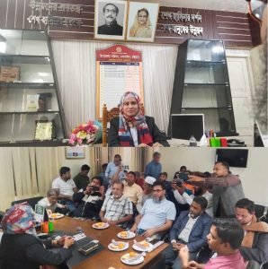 চন্দনাইশ উপজেলা চেয়ারম্যানের সাথে সাংবাদিকদের মতবিনিময়