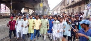 যাত্রাবাড়ী এলাকায় ৪৮ নং ওয়ার্ডে বিএনপির অঙ্গসংগঠনের মিছিল