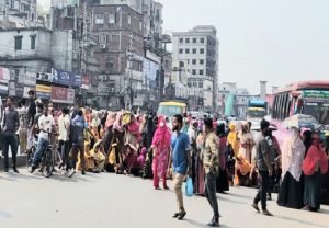 ঢাকা-ময়মনসিংহ মহাসড়ক অবরোধ