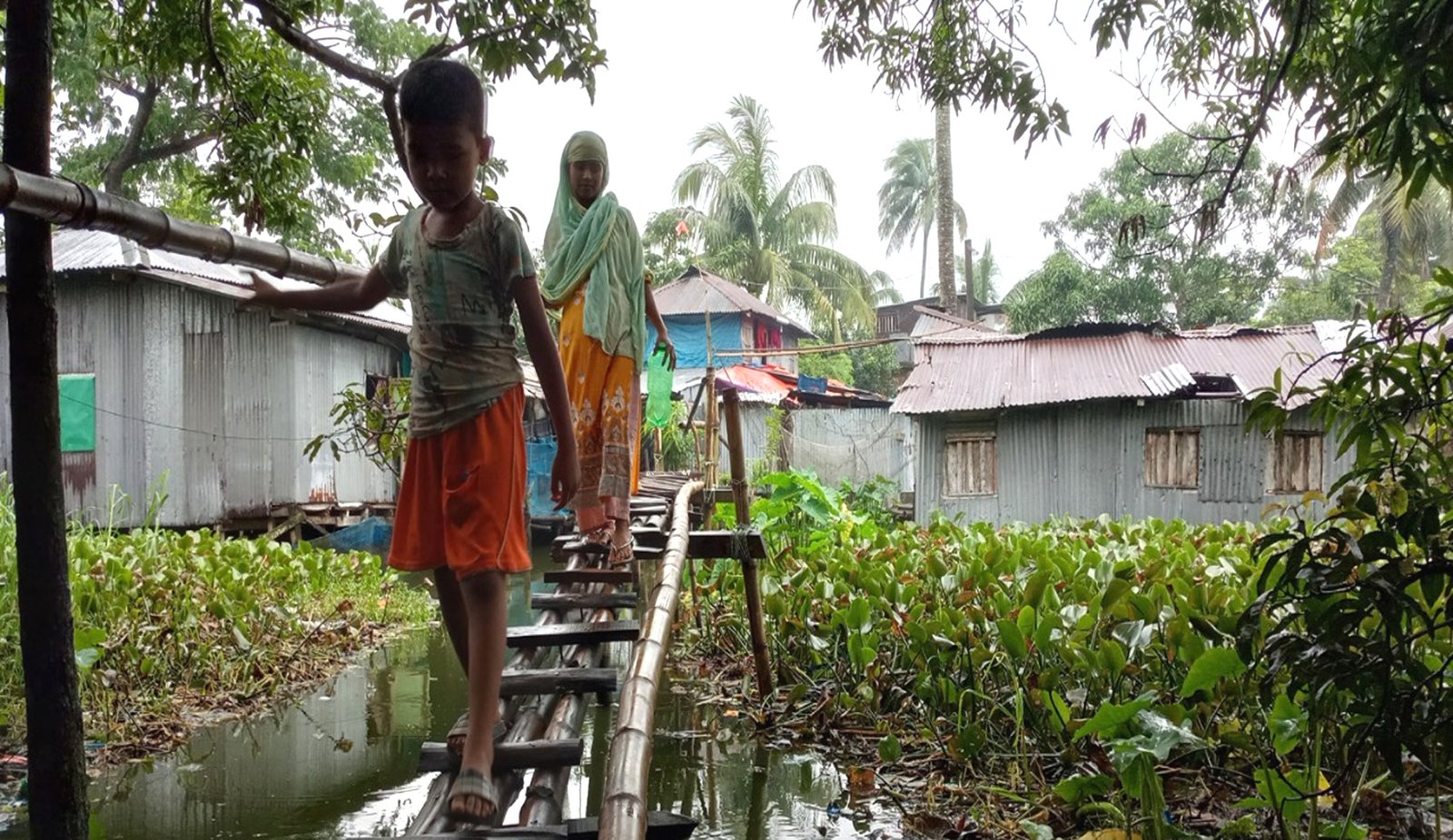 দখলদারিত্বে বন্ধ পানি নিস্কাশন, আমতলী পৌর শহর পানিবন্দি