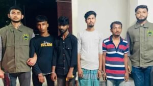 রাজধানীতে পানি রুবেল গ্যাংয়ের ৫ সদস্য গ্রেফতার