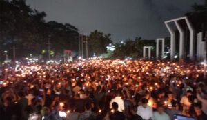 জুলাই শহিদদের স্বরণে মোমবাতি প্রজ্বলন কর্মসূচি