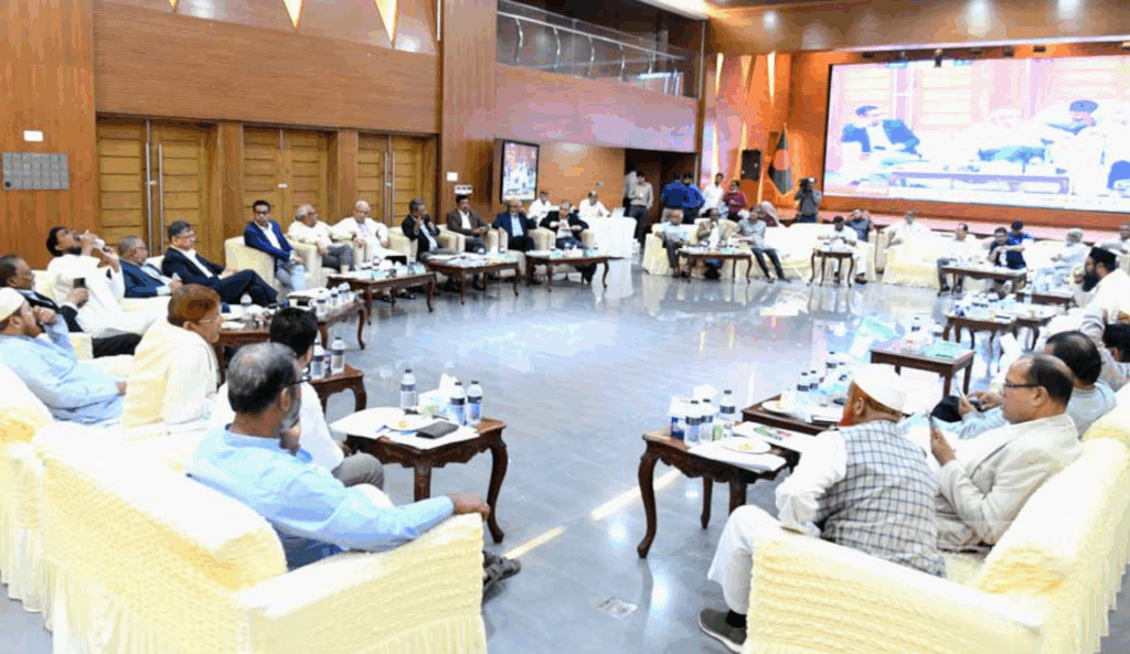রাষ্ট্রের মূলনীতি নিয়ে ঐকমত্যের আলোচনায় উত্তেজনা