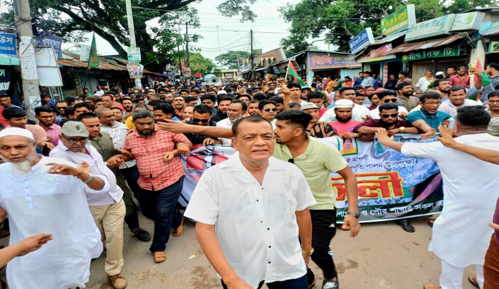 শ্রীমঙ্গলে মহসিন মিয়ার নেতৃত্বে বিজয় সমাবেশ