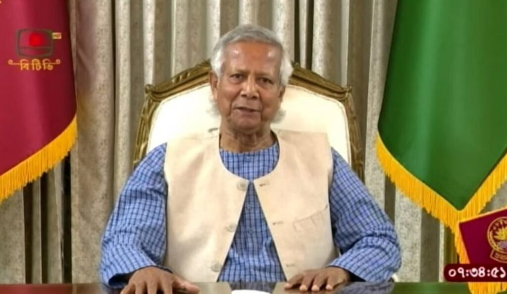 একটি বৈষম্যহীন রাষ্ট্র প্রতিষ্ঠার আহ্বান প্রধান উপদেষ্টার