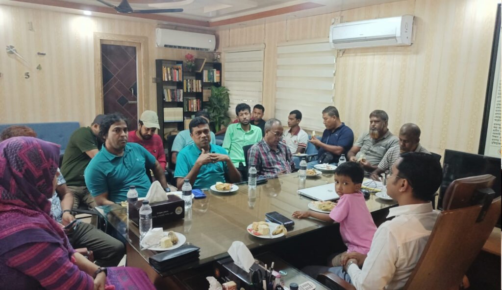 রামগড়ে সাংবাদিকদের সাথে নবাগত ইউএনও'র মতবিনিময়