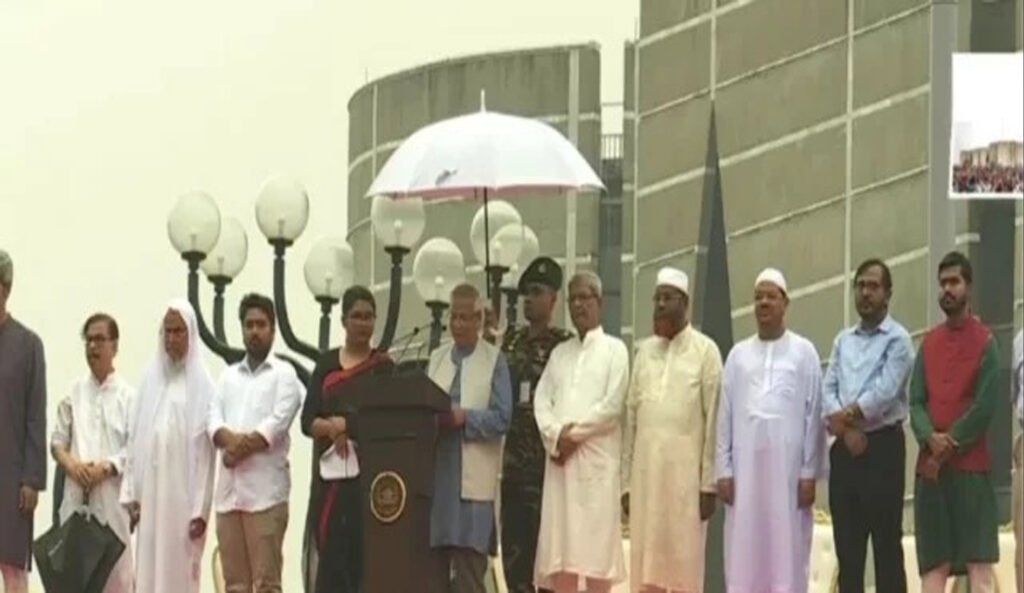 মানিক মিয়া এভিনিউতে প্রধান উপদেষ্টা