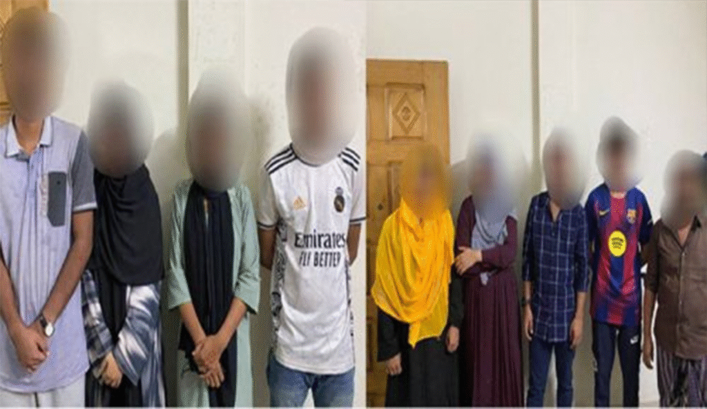আবাসিক হোটেলে অনৈতিক কাজের সময় ৯ জন যুবক-যুবতি আটক