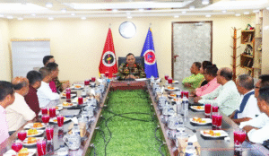 দুর্গাপূজা উপলক্ষে খাগড়াছড়ি রিজিয়নের শুভেচ্ছা উপহার প্রদান