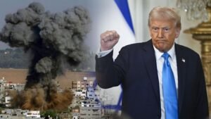 গাজায় ইসরায়েলি হামালায় সমর্থনে ট্রাম্প
