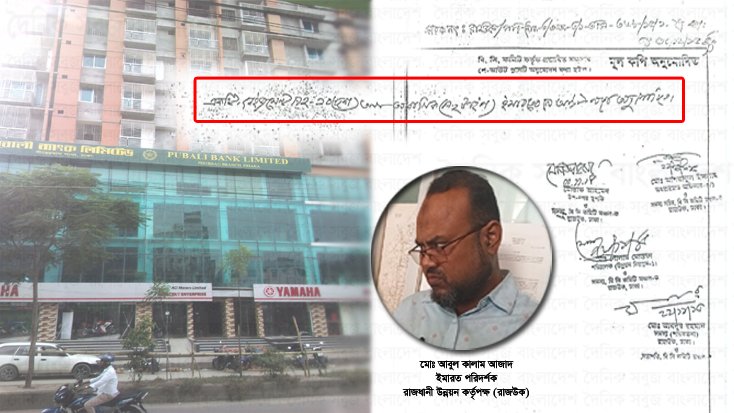 প্লান বহির্ভূত ভবন রক্ষকের ভূমিকায় আবুল কালাম আজাদ