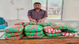শেরপুরের নালিতাবাড়ীতে ২১ কেজি গাঁজা সহ গ্রেফতার-১