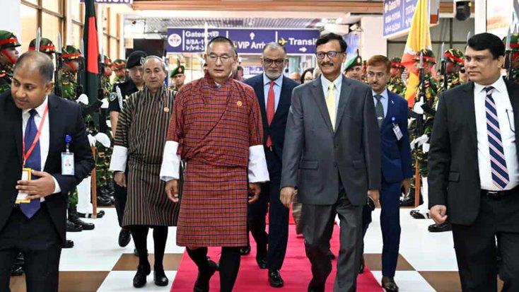 ভুটানের প্রধানমন্ত্রী ঢাকা ছাড়লেন