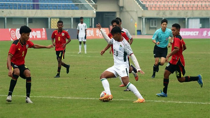 পূর্ব তিমুরকে ৫-০ গোলে হারালো বাংলাদেশ