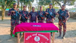 বিজিবির অভিযানে ইয়াবাসহ আটক-১