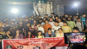 ফ্যাসিস্ট হাসিনার সর্বোচ্চ শাস্তির দাবিতে ছাত্রশক্তির মশাল মিছিল