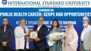 জনস্বাস্থ্য পেশার সম্ভাবনা নিয়ে আইএসইউতে সেমিনার