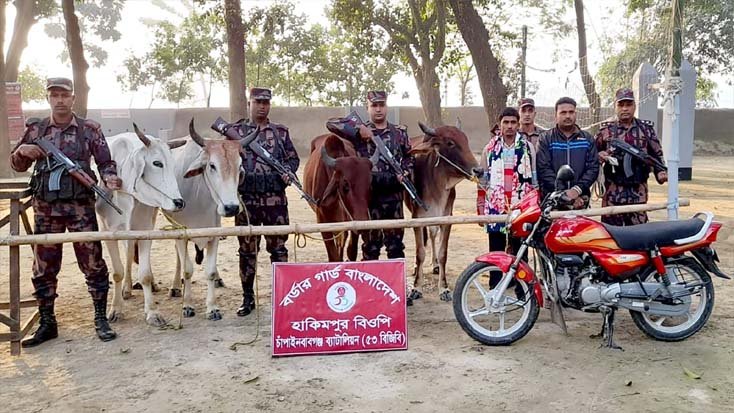 বিজিবির অভিযানে আটক - ২