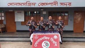 বিজিবির অভিযানে নেশাজাতীয় সিরাপ জব্দ