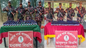 বিজিবির পৃথক অভিযানে নেশাজাতীয় সিরাপ জব্দ