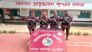 মাদক চোরাকারবারীকে রুখে দিলো বিজিবি