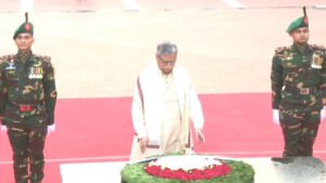 শহীদ বুদ্ধিজীবীদের প্রতি রাষ্ট্রপতির শ্রদ্ধা