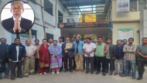 সমীরণ দেওয়ানের মনোনয়নপত্র সংগ্রহ