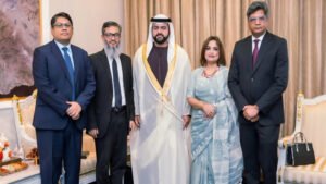 ফুজাইরা ক্রাউন প্রিন্সের সাথে আমিরাত রাষ্ট্রদূতের সৌজন্য সাক্ষাৎ