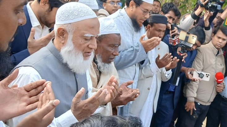 আবু সাঈদের কবর জিয়ারত করলেন জামায়াত আমির