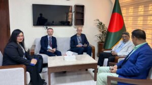 আলী রীয়াজের সঙ্গে ইইউ নির্বাচন পর্যবেক্ষণ সদস্যদের সাক্ষাৎ