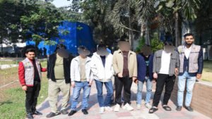 চীনা নাগরিকসহ টেলিগ্রাম প্রতারক চক্রের ৮ সদস্য গ্রেফতার