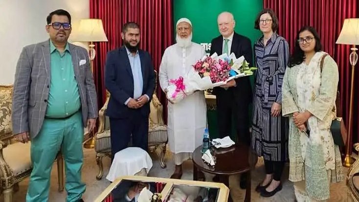 জামায়াত আমিরের সঙ্গে জার্মান রাষ্ট্রদূতের সাক্ষাৎ