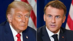 ট্রাম্প ফাঁস করলেন ম্যাক্রোঁর ব্যক্তিগত বার্তা