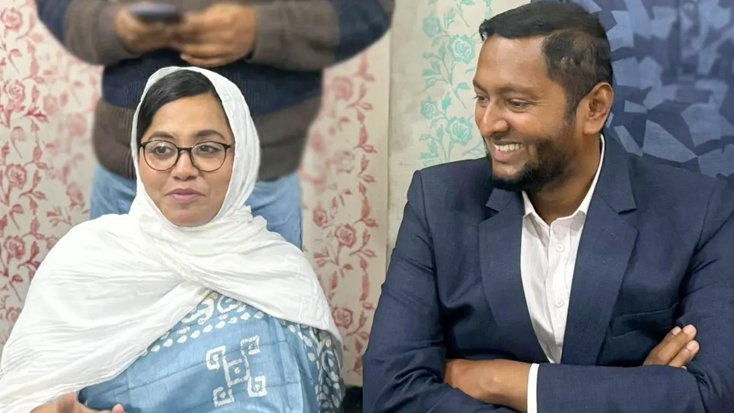 দাঁড়িপাল্লায় ভোট চাইলেন এনসিপি নেত্রী