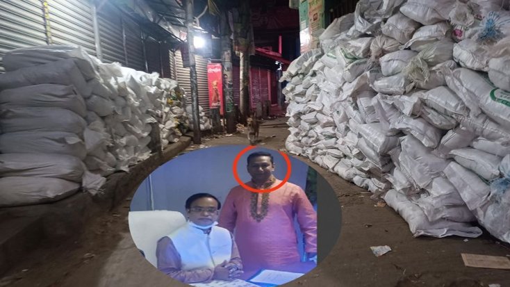 পুরান ঢাকায় অবৈধ পলিথিনের সাম্রাজ্য