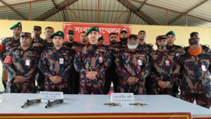 বিজিবির অভিযানে বিদেশি অস্ত্রসহ গুলি উদ্ধার