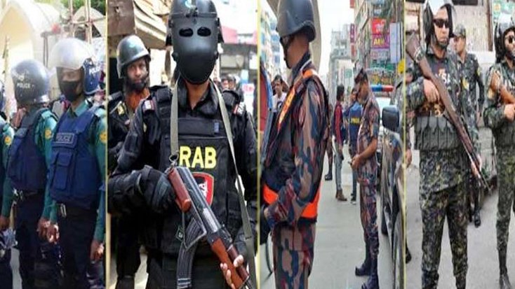 ভোটের মাঠে আইনশৃঙ্খলা বাহিনী থাকবে ৭ দিন
