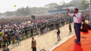 রাজশাহীর জনসভায় তারেক রহমান