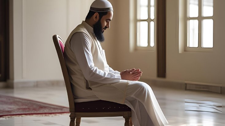 চেয়ারে বসে নামাজ পড়ার বিধান