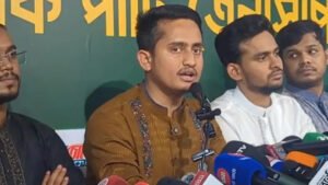 স্থানীয় সরকার নির্বাচনের প্রস্তুতি নিচ্ছে এনসিপি সারজিস আলম