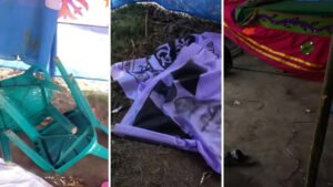 ধানের শীষের নির্বাচনী অফিস ভাঙচুর