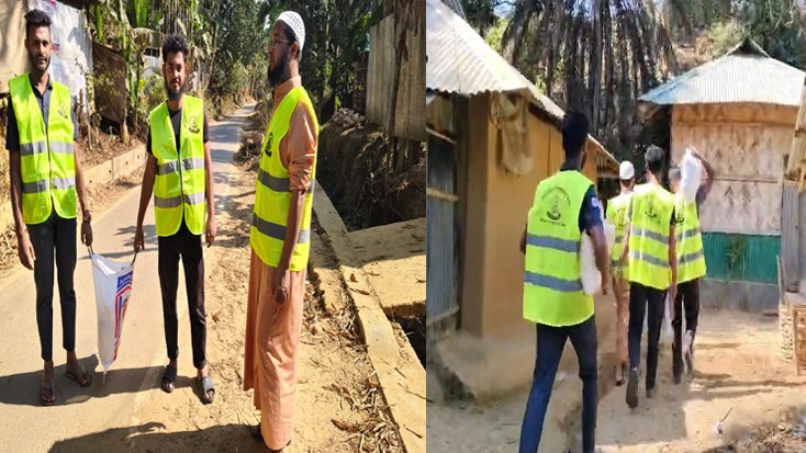 পবিত্র রমজান উপলক্ষে ইফতার সামগ্রী বিতরণ