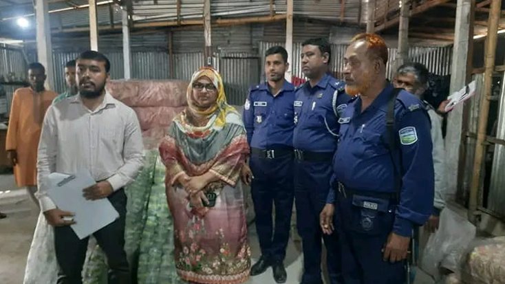 শেরপুরে অস্বাস্থ্যকর পরিবেশে শিশু খাদ্য তৈরির দ্বায়ে ২ প্রতিষ্ঠানকে জরিমানা