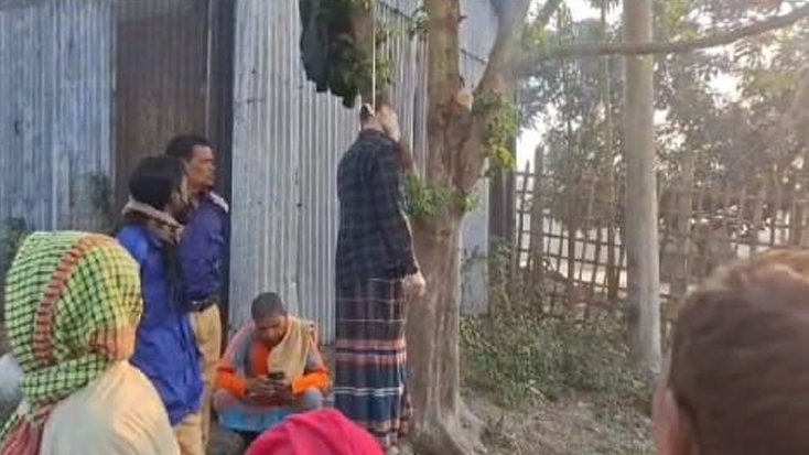 শেরপুরে গাছে ঝুলন্ত সাবেক ব্যাংক কর্মচারীর লাশ