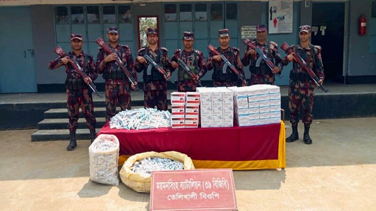 সীমান্তে বিজিবির অভিযানে ভারতীয় পণ্য জব্দ!