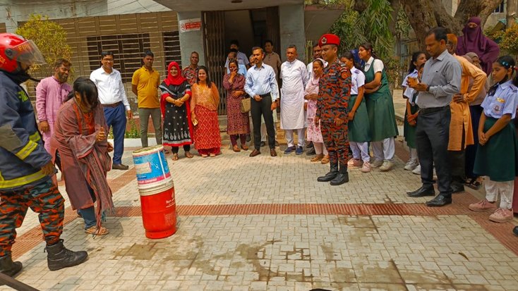 কালীগঞ্জে জাতীয় দুর্যোগ প্রস্তুতি দিবস পালিত