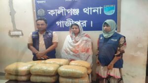 কালীগঞ্জে পৃথক অভিযানে ২০ কেজি ১৮০ গ্রাম গাঁজা উদ্ধার