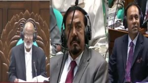 জাতীয় সংসদের স্পিকার মেজর হাফিজ ডেপুটি স্পিকার ব্যারিস্টার কায়সার কামাল