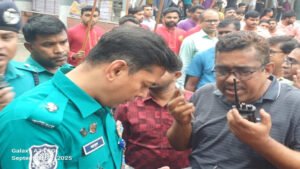 জুলাই আন্দোলনে ডিসি মাসুদের দায়িত্বশীল ভূমিকা